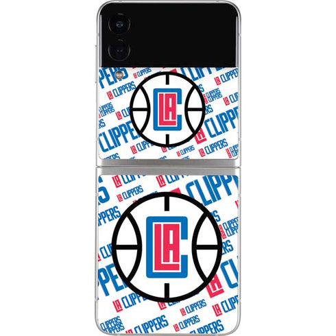 NBA Los Angeles Clippers Blast Text Galaxy Z Flip4 5G Skin